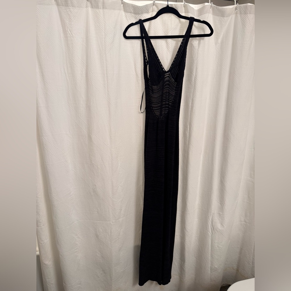 Torn by Ronny Kobo Black Maxi Dress